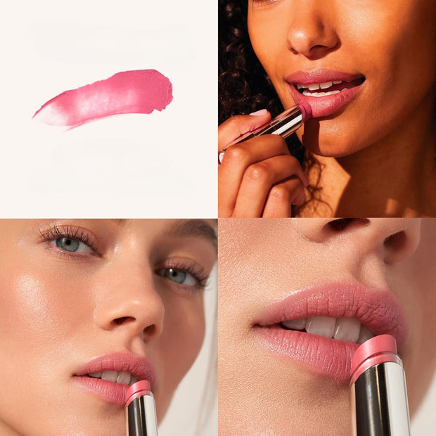 Saturated velvet fog labial glair