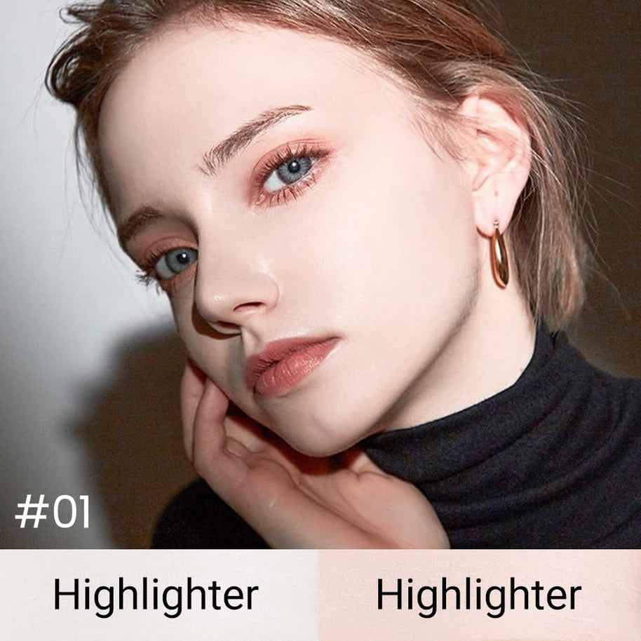 Double platter for wet and dry makeup