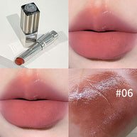 Saturated velvet fog labial glair