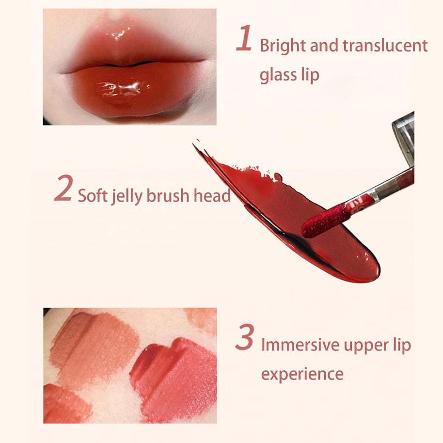 3-pan Black Lip Gloss Set