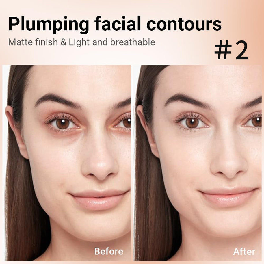 Double platter for wet and dry makeup
