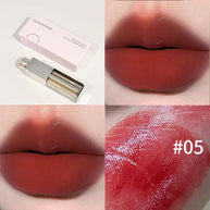 Saturated velvet fog labial glair